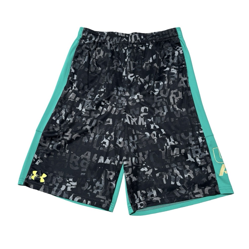 Under Armour Heatgear Youth Boys Baggy Athletic Basketball Shorts Sz YXL 28 x 11